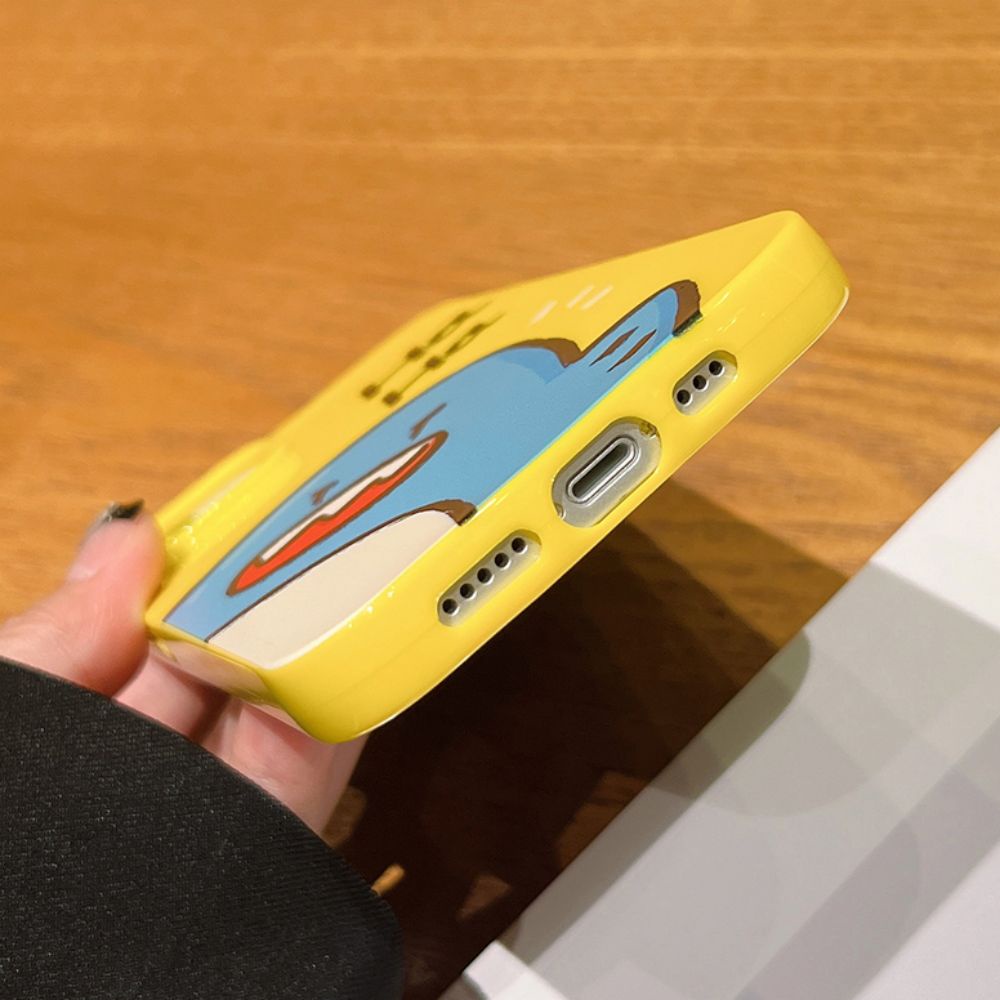 Ốp Điện Thoại TPU Mềm Chống Sốc In Hình Cá Mập Vui Nhộn Cho IPhone 11 14 13 12 Pro Max XR X 7 8 Plus