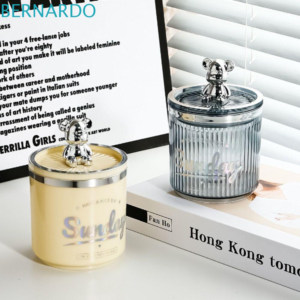 Bernardo Hộp Trong Suốt Đựng Tăm Xỉa Răng Hình Gấu Dễ Thương