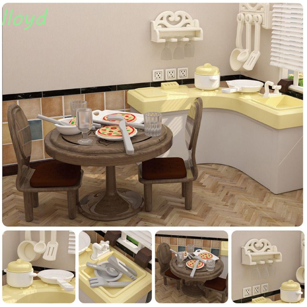 Bộ Đồ Nội Thất Phòng Tắm Cho Nhà Búp Bê