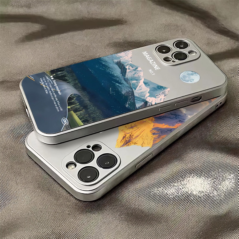 Ốp Điện Thoại TPU Silicon Mềm Mạ Điện Chống Sốc Cho IPhone 14 13 12 11 Pro XS Max XR X 8 + 7 6S Plus