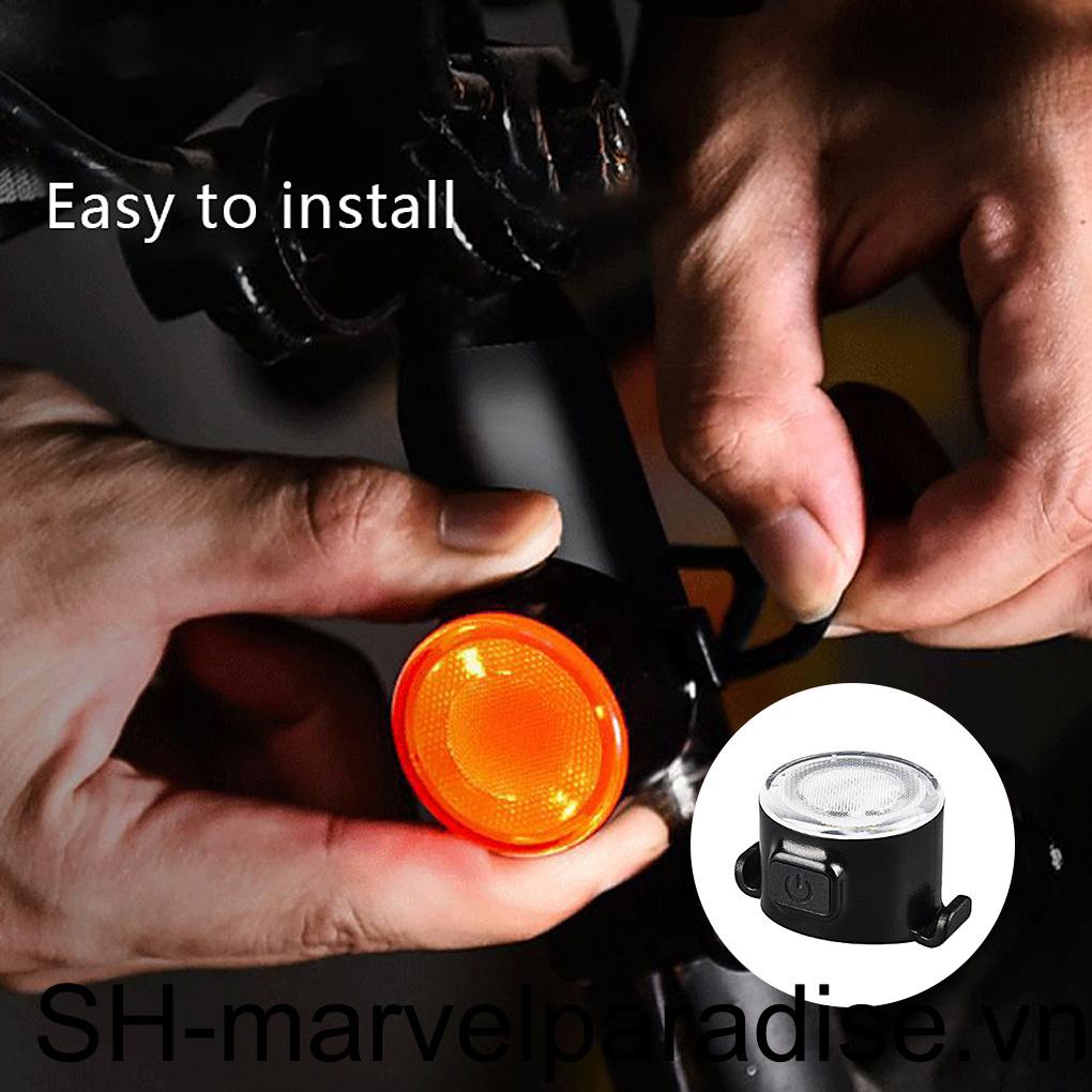 Đèn LED Đuôi Xe Đạp Màu Trắng Di Động Tùy Chỉnh Chống Thấm Nước Tiện Dụng