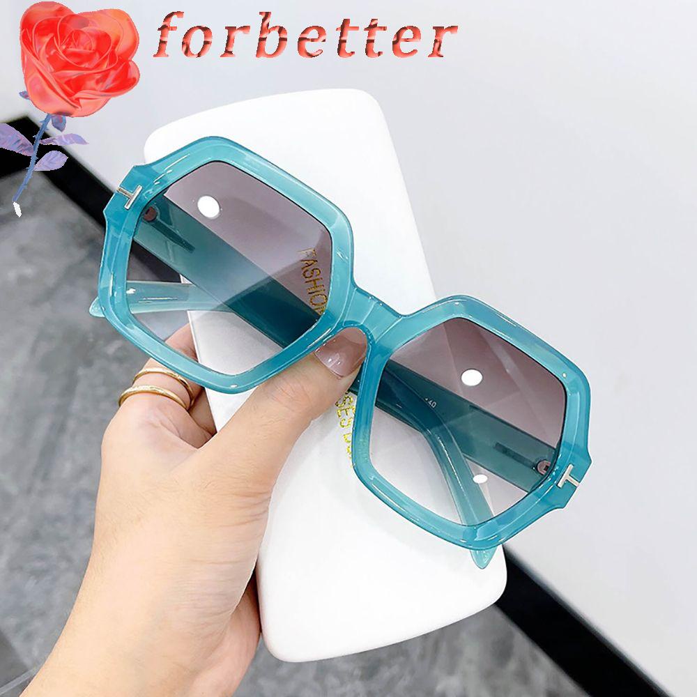 Kính Mát Hình Đa Giác Gọng Lớn Chống Bức Xạ UV400 Chống Bức Xạ Phong Cách Hàn Quốc Cho Nữ