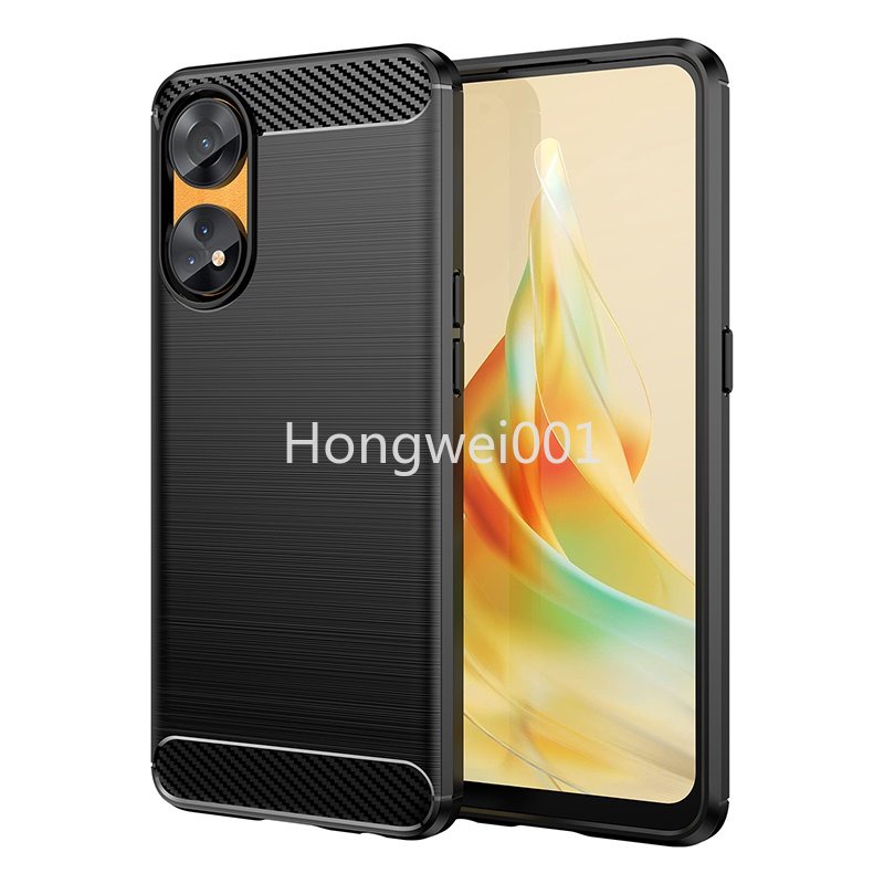 Ốp Điện Thoại TPU Sợi Carbon Chống Sốc Cho OPPO Reno 8T 4G 5G