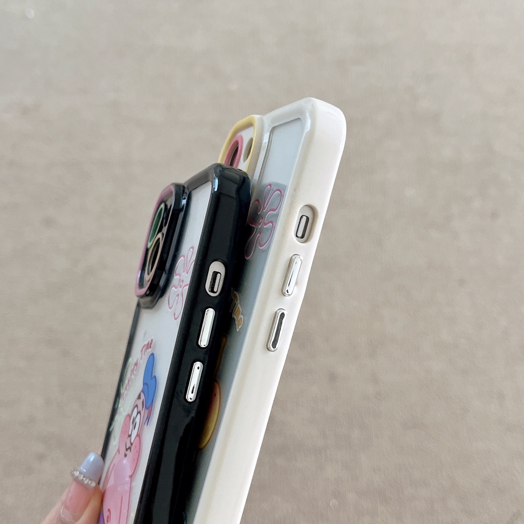 Ốp Lưng Chất Liệu TPU Trong Suốt Chống Sốc Họa Tiết Hoạt Hình Cho Apple IPhone 14 13 12 11 Pro Max