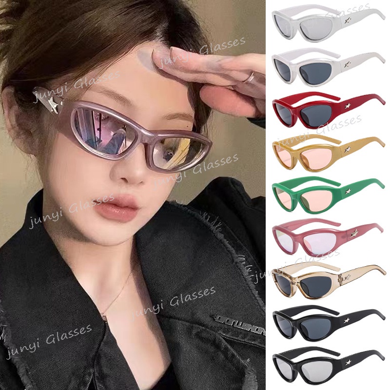 Kính Mát Tích Hợp Gia Vị Phong Cách Punk Hip Hop Âu Mỹ Y2K Mới