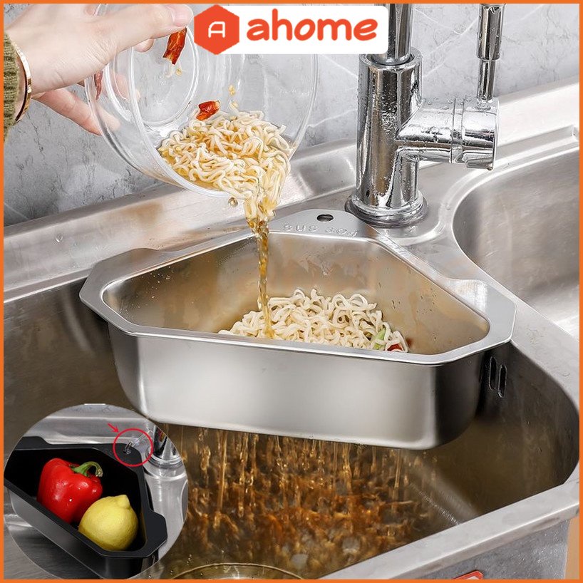Ahome Khay Lọc Rác Bồn Rửa Bát Chất Liệu INOX 304 ,Khay Lọc Rác Bồn Rửa Chất đồ Lọc Rác Bồn Rửa Bát Rổ