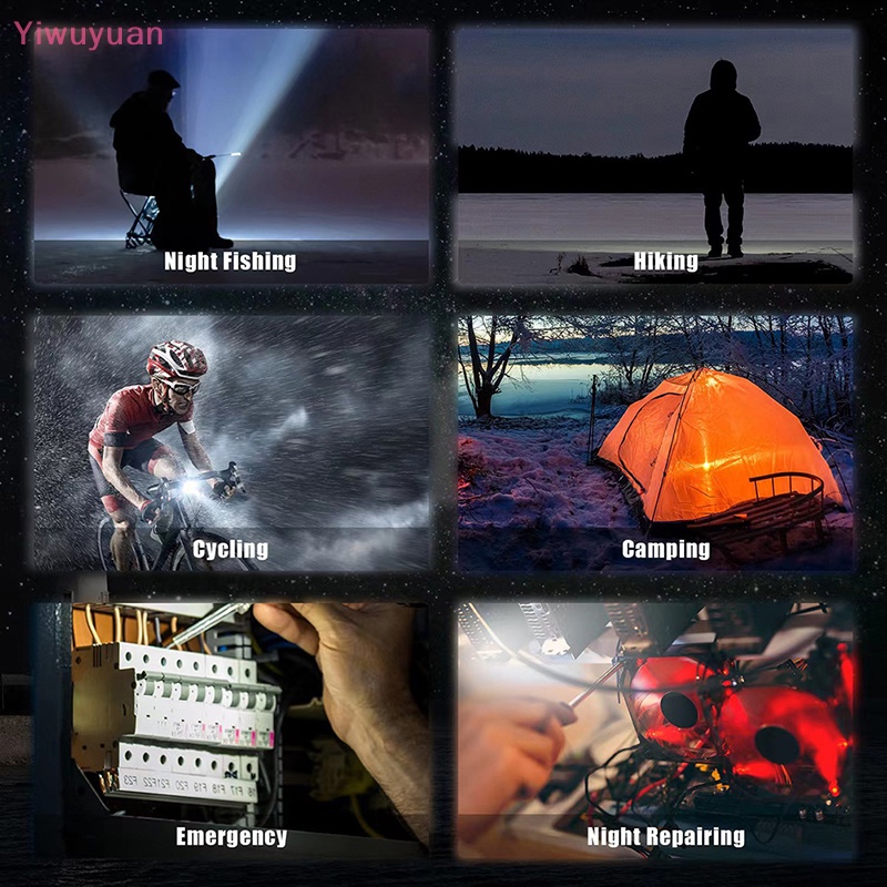 Đèn LED COB Mini Khẩn Cấp Sạc USB Kèm Móc Khóa Nút Bần Nhỏ Gọn Dùng Khi Đi Cắm Trại Ngoài Trời