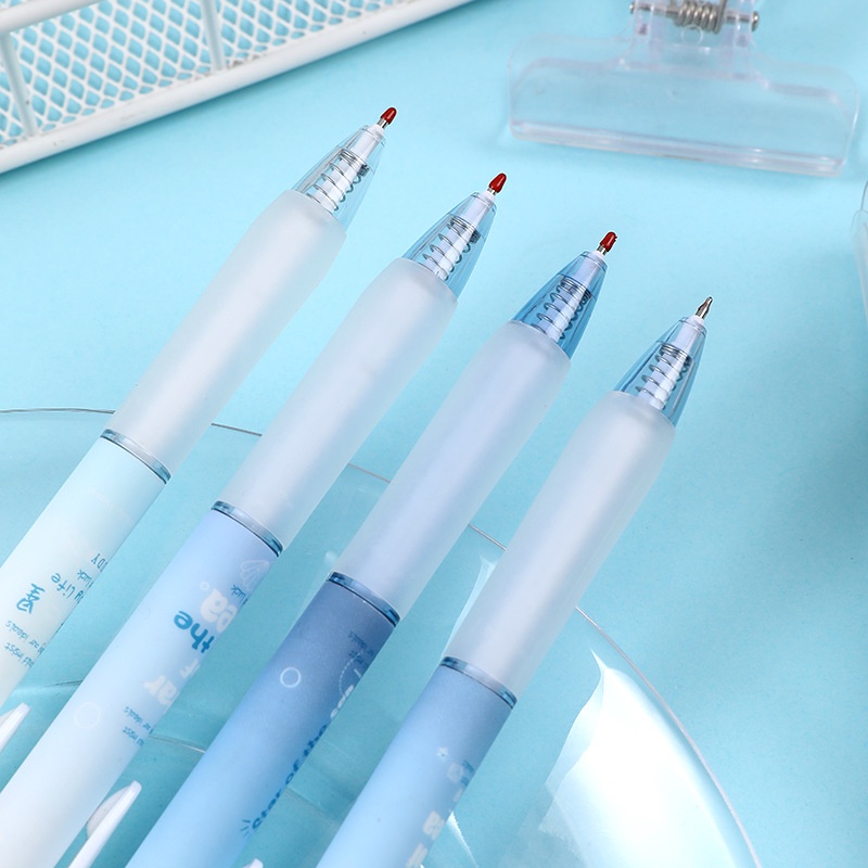 Set 4 Bút Bi Mực Đen Thiết Kế Sáng Tạo