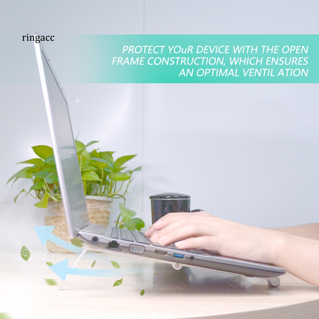 Giá Đỡ Laptop Bằng Hợp Kim Nhôm Có Thể Gấp Gọn Tiện Dụng