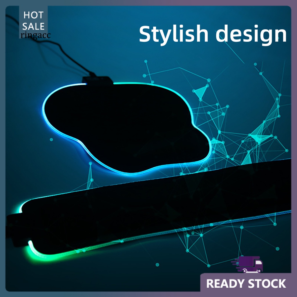 Vỏ Bọc Bàn Phím + Chuột RGA Đèn LED RGB Cảm Ứng Chậm Thoải Mái Chống Mòn Chống Trượt