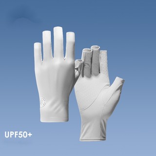 Găng tay đạp xe nửa ngón OUTFLY chống nắng bằng silicon lụa lạnh phong cách mới có thể chạm màn