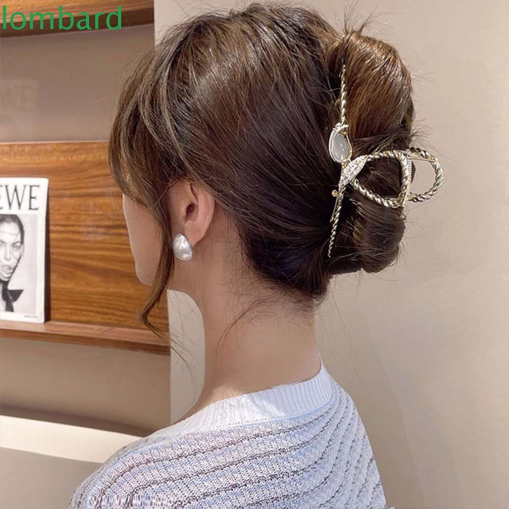 Kẹp Tóc Hình Cá Mập Bằng Kim Loại Thiết Kế Tinh Tế Dễ Phối Đồ Thời Trang Cho Nữ