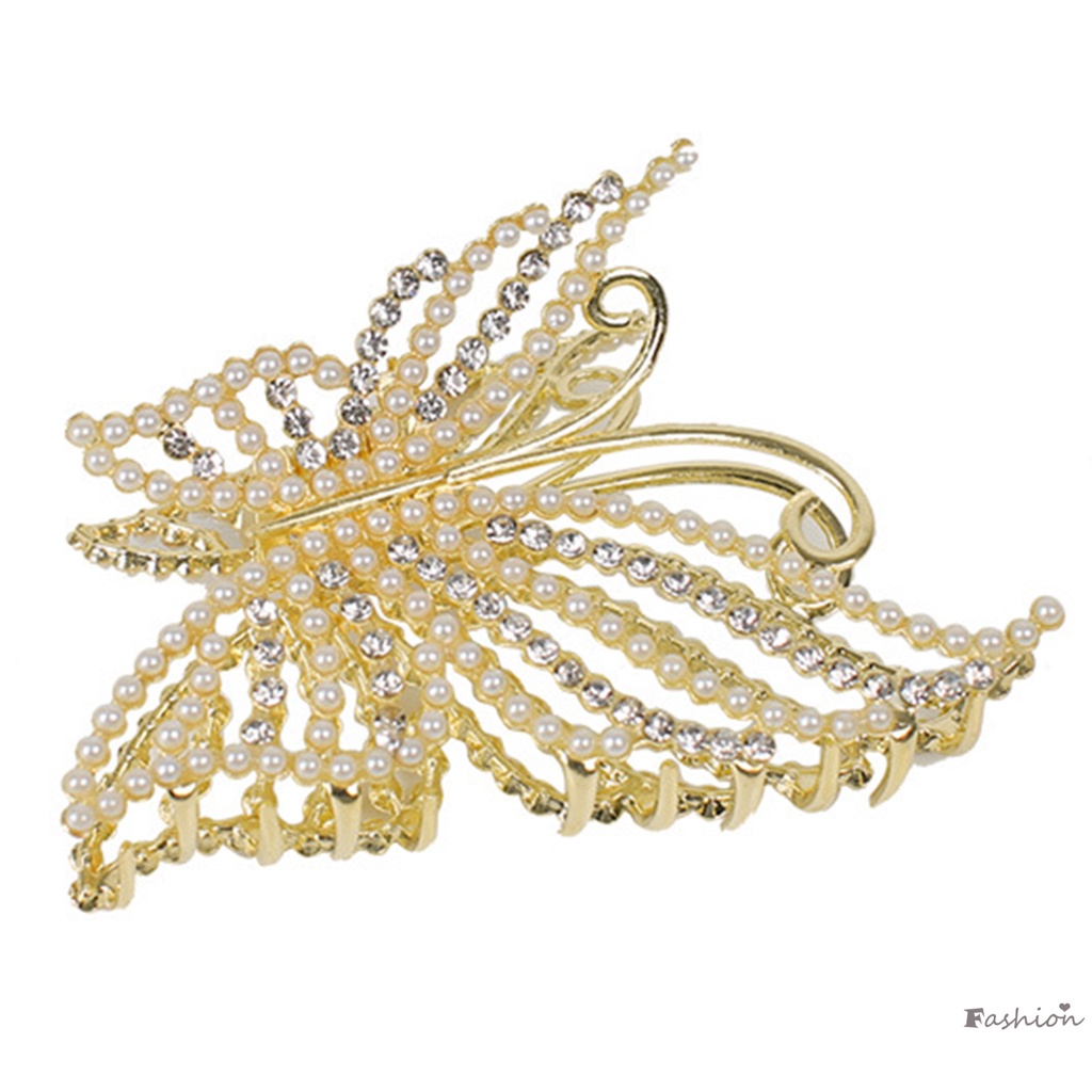 Kẹp Tóc Bướm Đính Đá Pha Lê