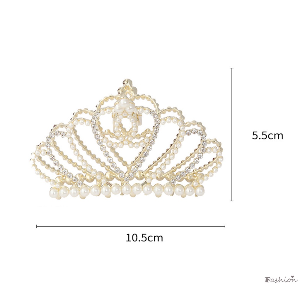 Kẹp TóC HìNh Vương MiệN ĐíNh NgọC Trai Giả Xinh XắN