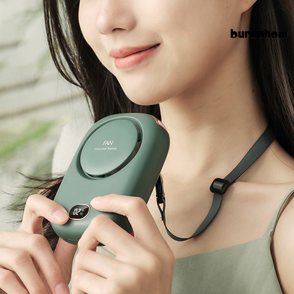 Quạt Đeo Cổ Bằng ABS Có Thể Sạc Lại Bằng Cổng USB