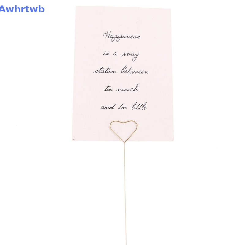 Set 10 Kẹp Thẻ Bằng Kim Loại Tiện Dụng Cho Tiệc Tùng DIY Mới