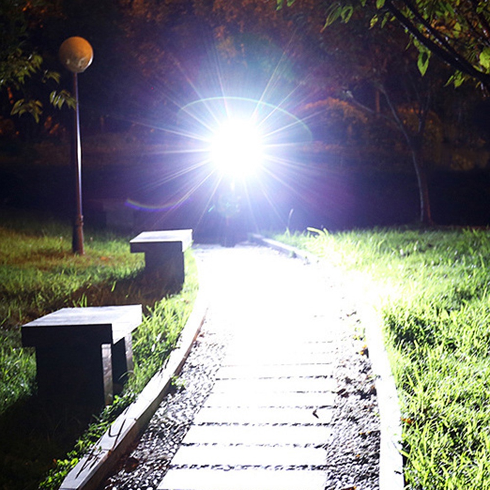 Đèn Pin Năng Lượng Mặt Trời Gắn Xe Đạp