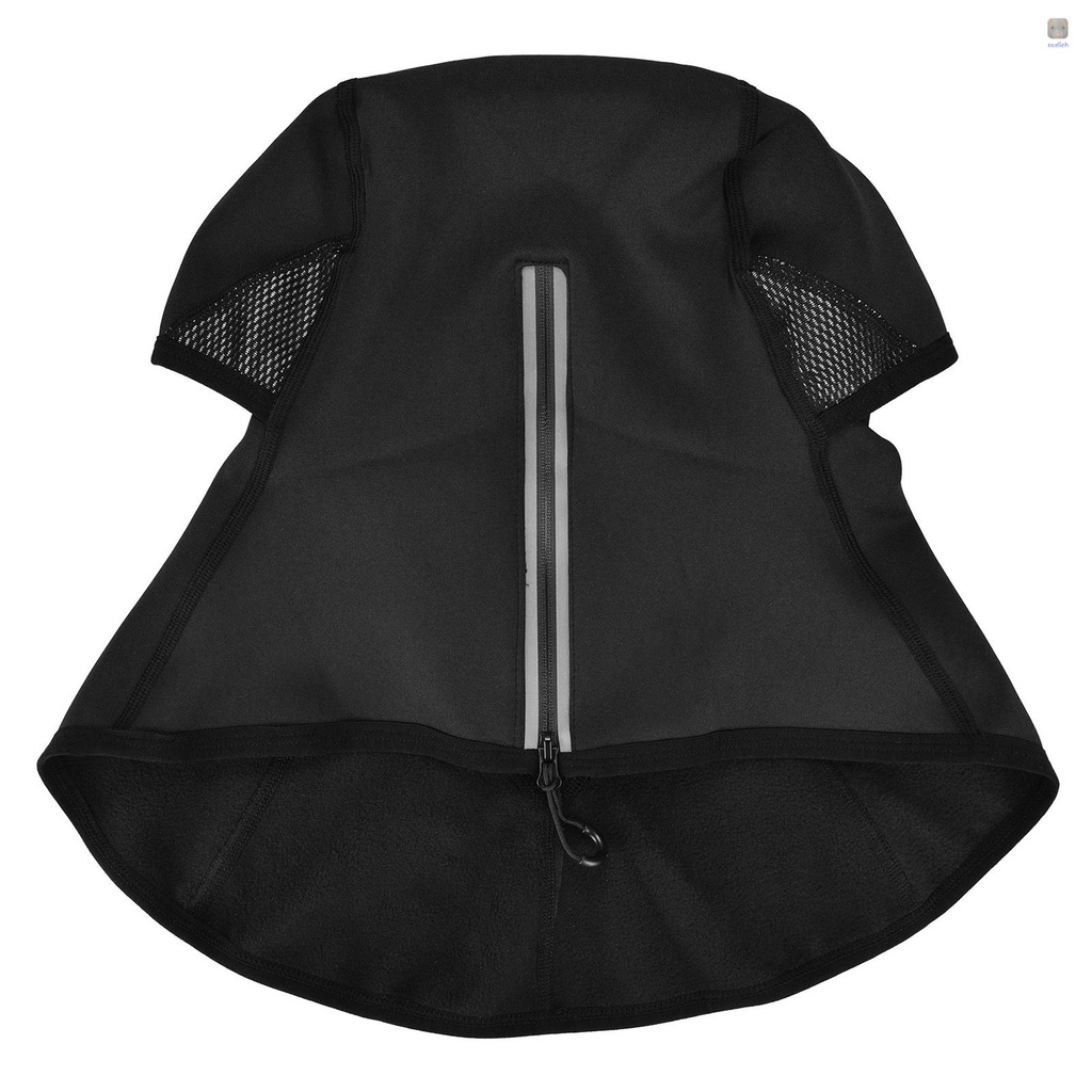 Khẩu Trang Chống Gió Bằng Lông Cừu Chống Nước Có Khóa Kéo Phản Quang Bảo Vệ Toàn Diện Cho Trượt Tuyết / Lái Xe Mô Tô