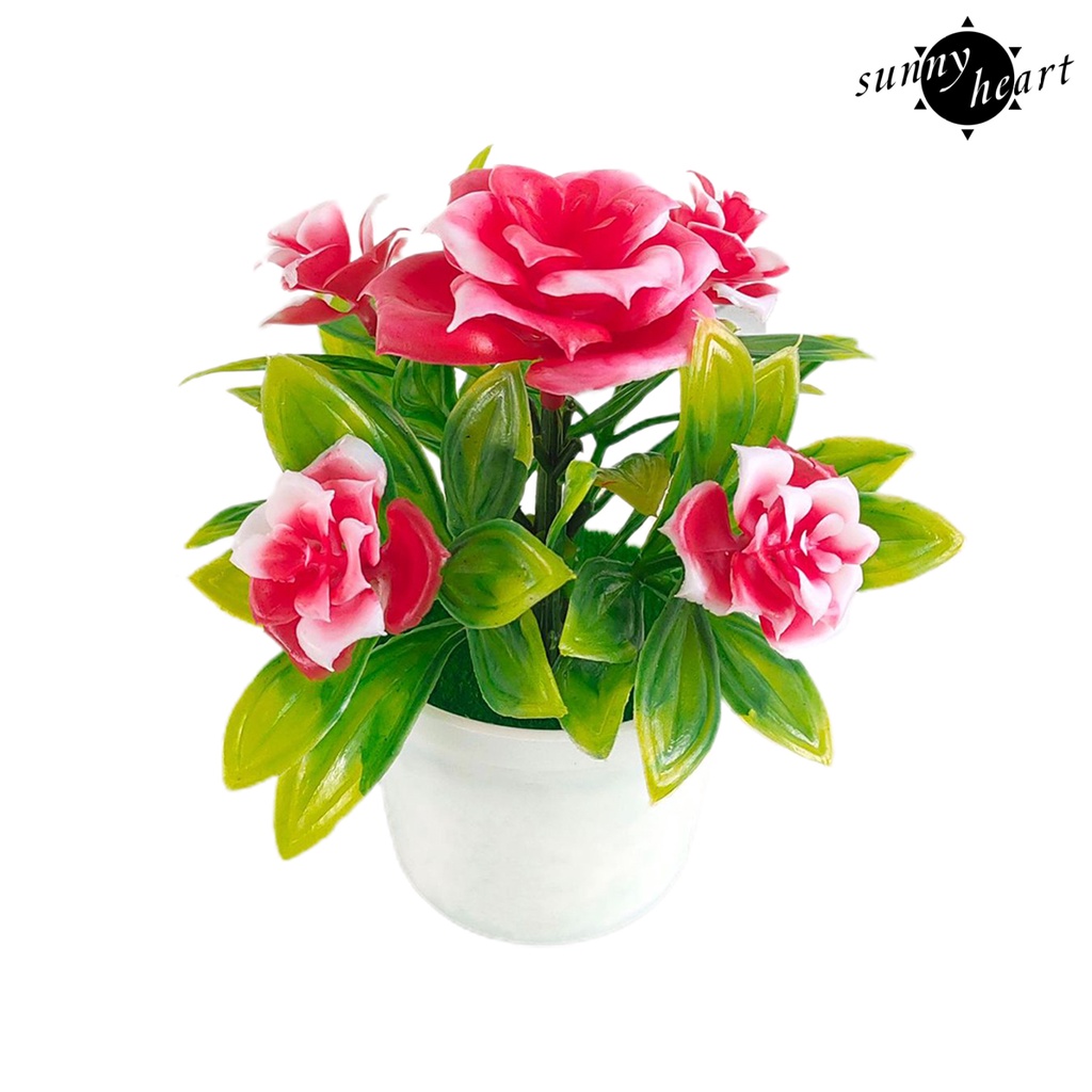 Chậu Hoa Giả Bằng Nhựa Dùng Trang Trí Nhà Cửa