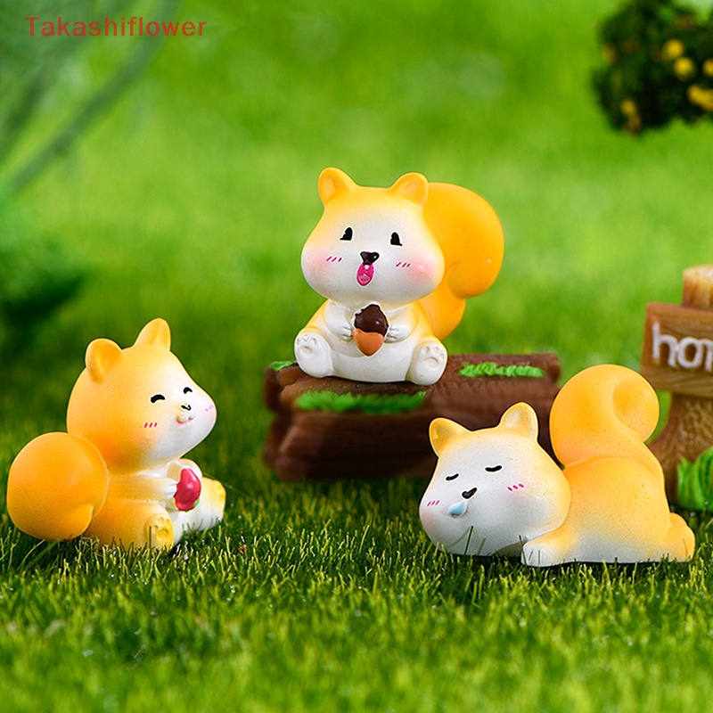 Mô Hình Chú Sóc Bằng Nhựa Resin Dễ Thương Dùng Trang Trí Tiểu Cảnh