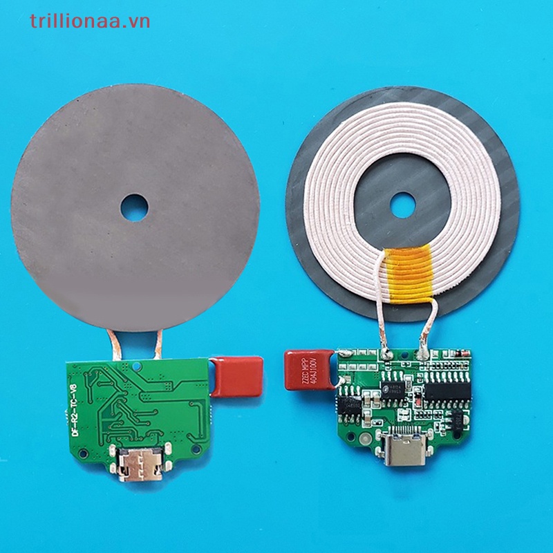 Bảng Mạch Sạc Nhanh Không Dây 15W PCBA Cổng Type-c DIY