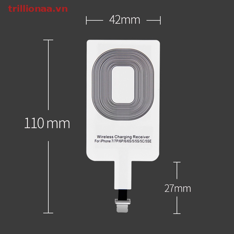 Bộ Sạc Nhanh Không Dây Qi Cho Điện Thoại Android Apple