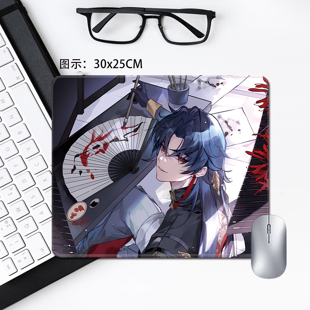 Honkai: Star Rail Small size Mouse pad Blade diy Kafka table mat Jing Yuan ACGN Herta game March 7th Computer keyboard pad Dan Heng anime Fu Xuan animation Bailu Bronya Seele