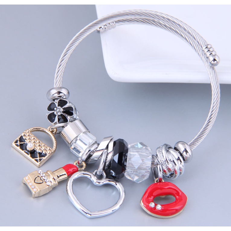 Son Môi Dây Tua Rua Đính Hạt Trái Tim B0001 113 Cho Nữ