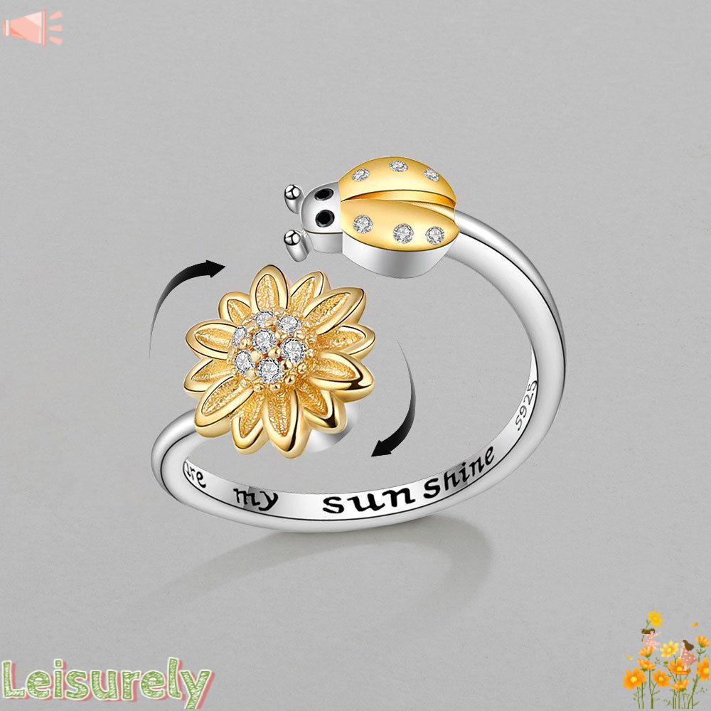 Nhẫn Thời Trang Có Thể Điều Chỉnh Giúp Giảm Căng Thẳng Dành Cho|Nhẫn Đeo Tay Thiết Kế Đơn Giản Cá Tính