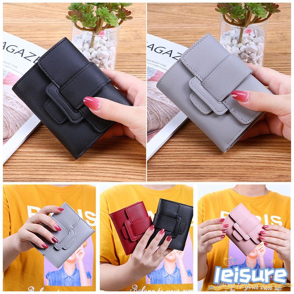 Ví Da PU Gập Đôi Thời Trang Sang Trọng