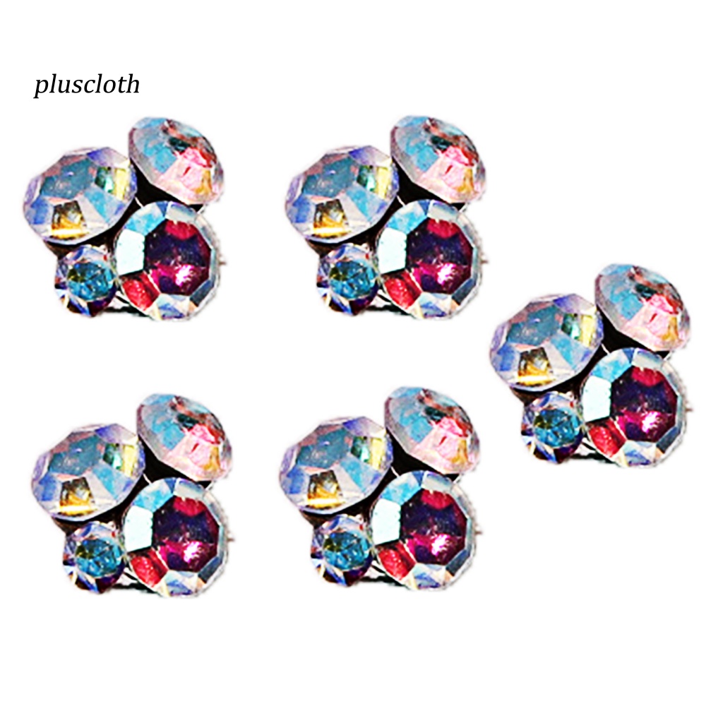 Bộ 5 Hạt Đá 3D Lấp Lánh Đính Móng Nghệ Thuật