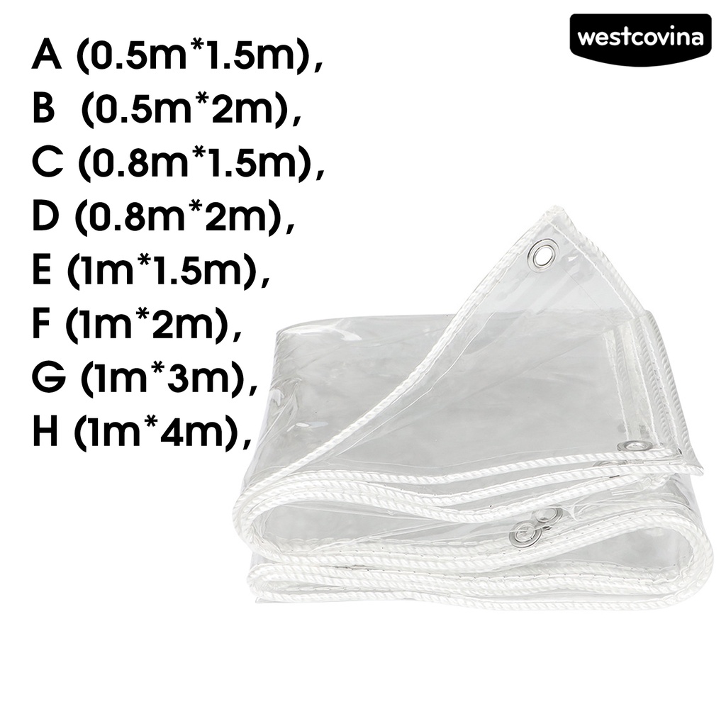 [COD]☁Vỏ Bọc Cây Trồng Tarpaulin Bằng PVC Dày Trong Suốt Độ Bền Cao Chống Ăn Mòn