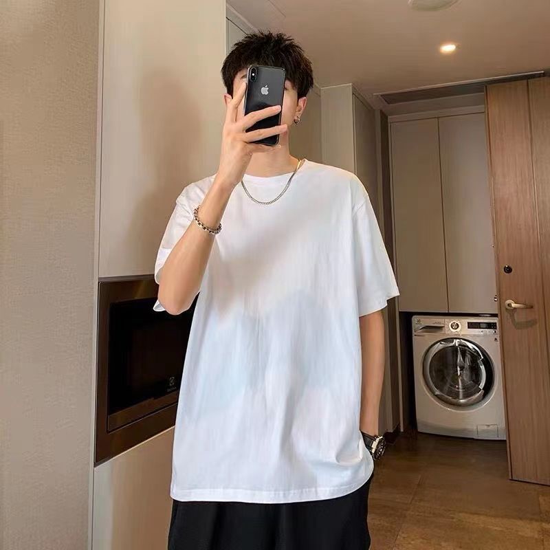 Set Áo Thun Ngắn Tay Form Rộng Và Quần Short Thời Trang Mùa Hè Dành Cho Nam