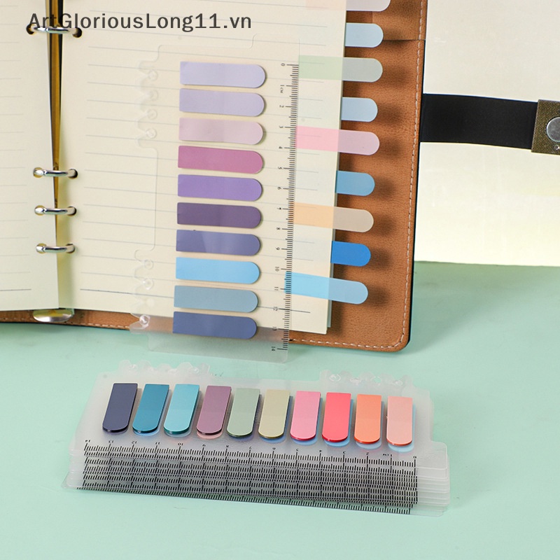 Artgloriouslong 200 Tờ Giấy Dán Ghi Chú Đánh Dấu Trang Sách Hình Lá Cờ