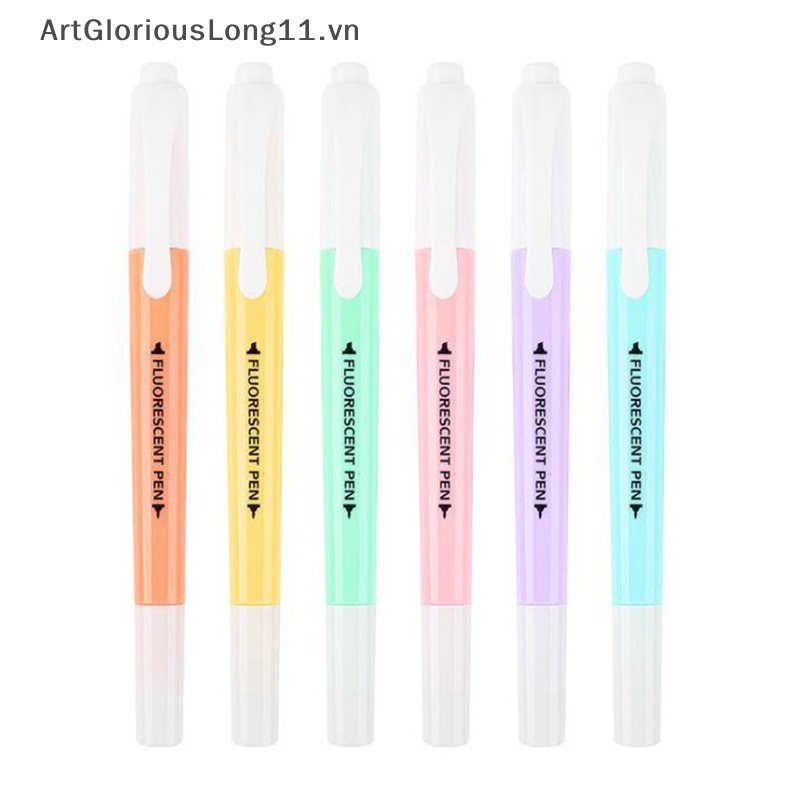 Set 6 Bút Đánh Dấu Hai Đầu Màu Sắc Ngọt Ngào