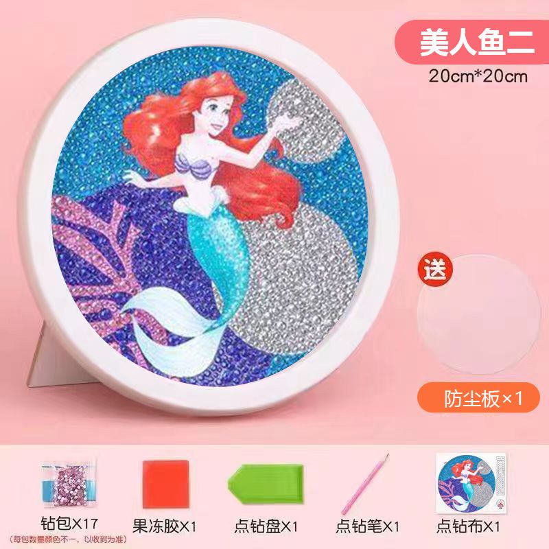 Bộ Tranh Đính Đá Tự Làm Hình Elsa Phong Cách Mới 2023 Cho Bé