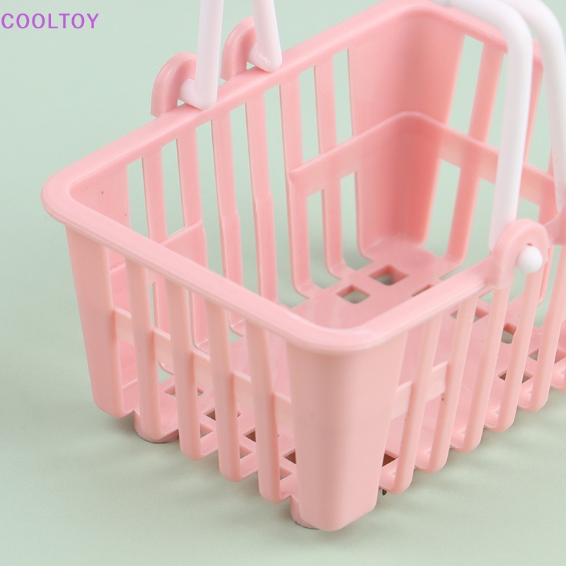 Set 2 Giỏ Mua Sắm Mini Đồ Chơi Dành Cho Nhà Búp Bê