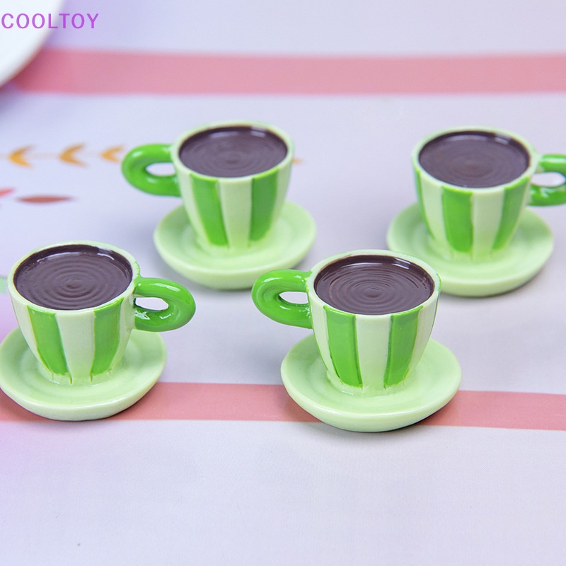 Bộ Ly Tách Uống Nước Mini Tỉ Lệ 1: 12 Dùng Trang Trí Nhà Búp Bê