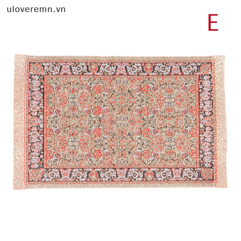 1 Thảm Lót Sàn Bện Dây Thổ Nhĩ Kỳ Trang Trí Nhà Búp Bê Tỉ Lệ 1: 12