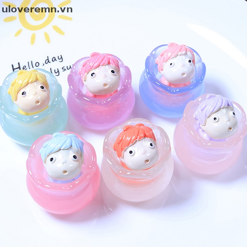 1 Tượng Trang Trí Hình Cá Hoạt Hình Phát Quang DIY