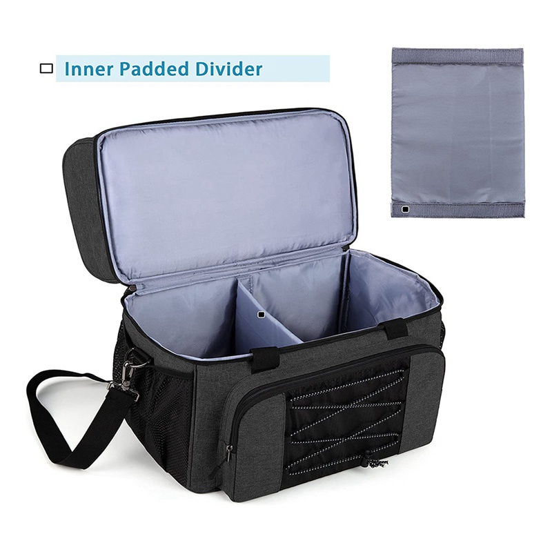 Túi Đựng Bowling Bằng Vải Oxford Kèm 2 Quả Bóng Và Giá Đỡ Có Thể Tháo Rời