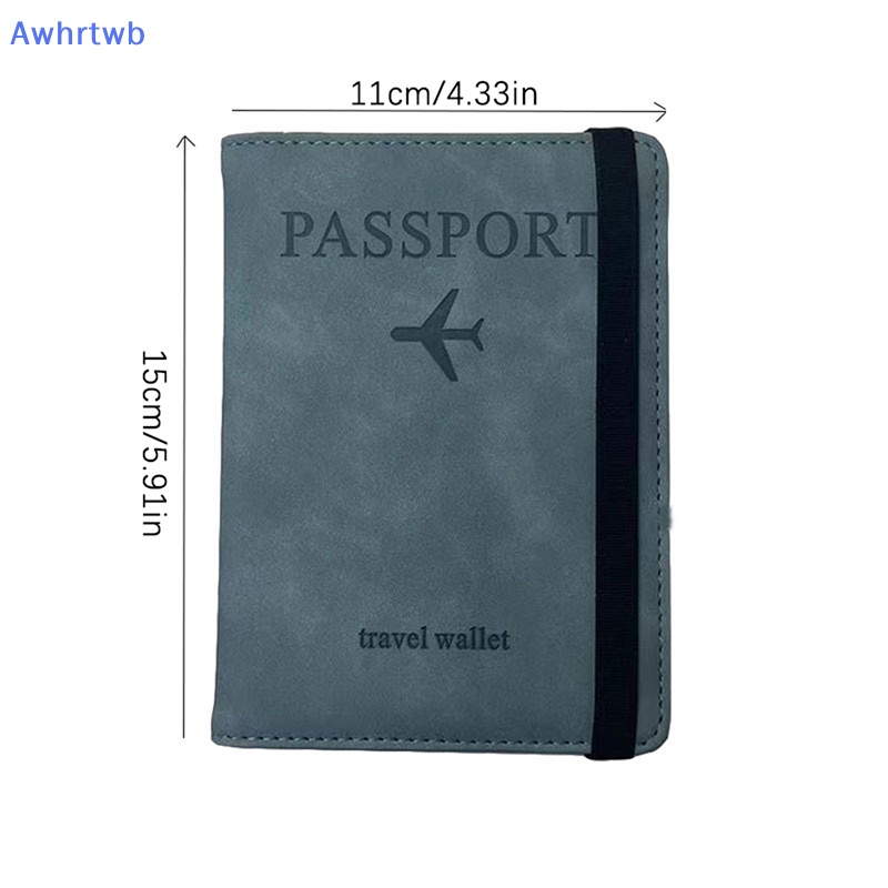 Ví Da PU Đựng Hộ Chiếu Phong Cách Vintage Dành Cho Nam Và Nữ Mới