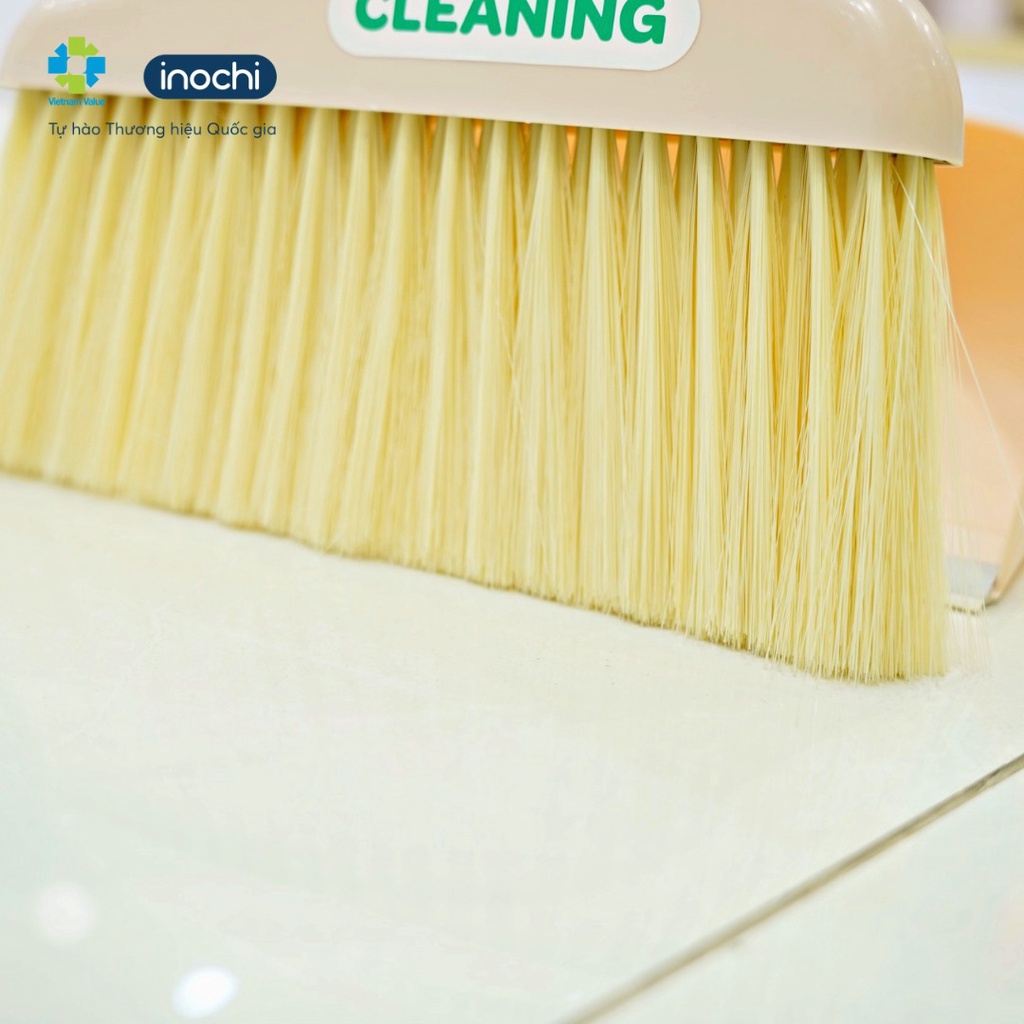 Chổi Quét Nhà Inochi Thông Minh Kèm Hót Rác ky bầu đa năng Cao Cấp Dọn Vệ Sinh Gia Đình, Văn Phòng