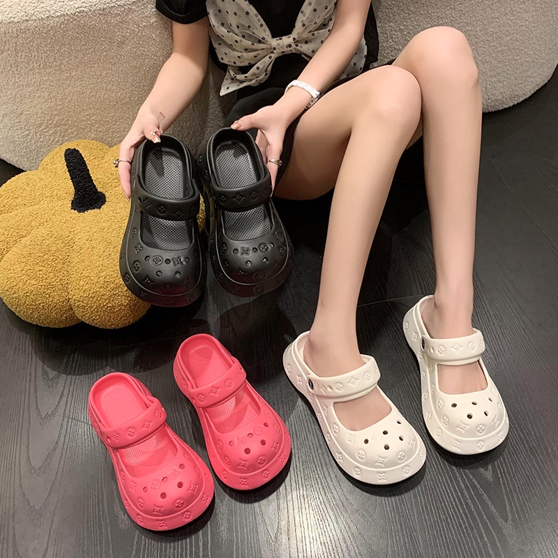 Giày Sandal Đế Dày Thời Trang Dành Cho Nữ