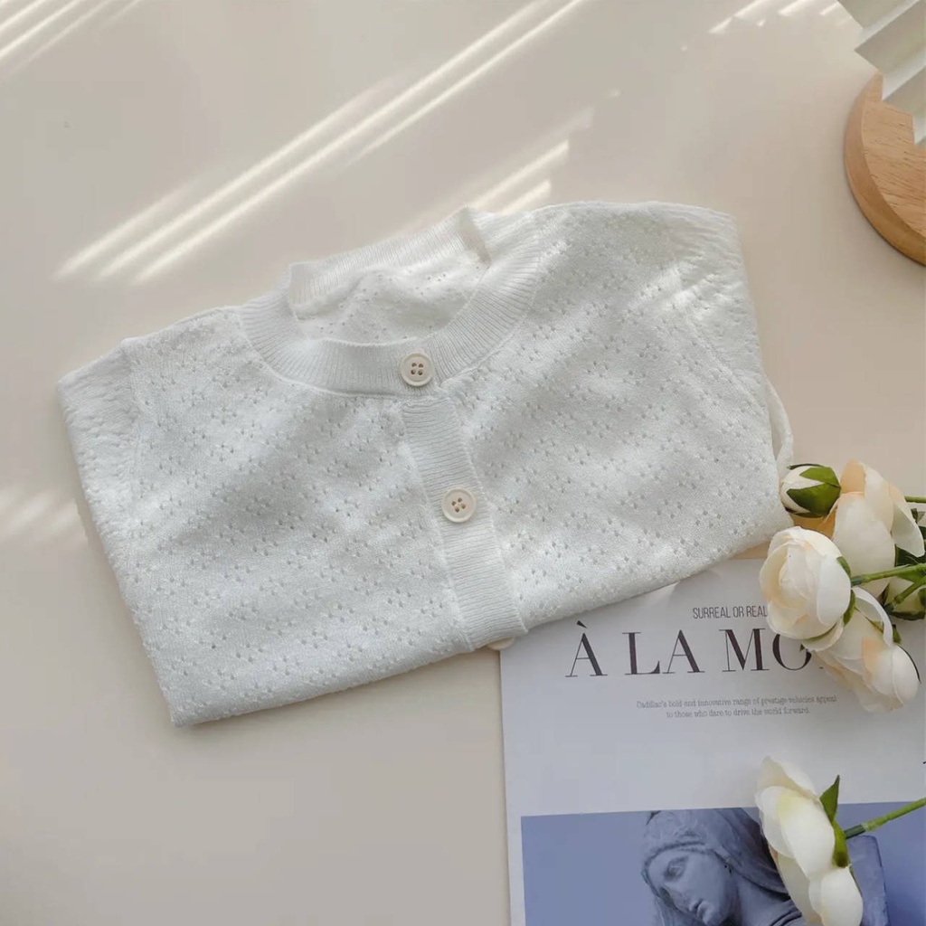 Áo Khoác Chống Nắng Siêu Nhẹ Thoáng Khí Dễ Thương Cho Bé Gái