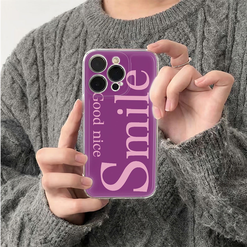 ✅Ốp Điện Thoại Mềm Chống Sốc Cho Iphone12 116In plussmile14promax1378 JQ4L