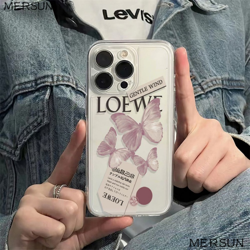 ✅Ốp Điện Thoại Mềm Chống Sốc Màu Tím Cho Iphone 11 78 6In Plus 14 Pro 13 Max 12