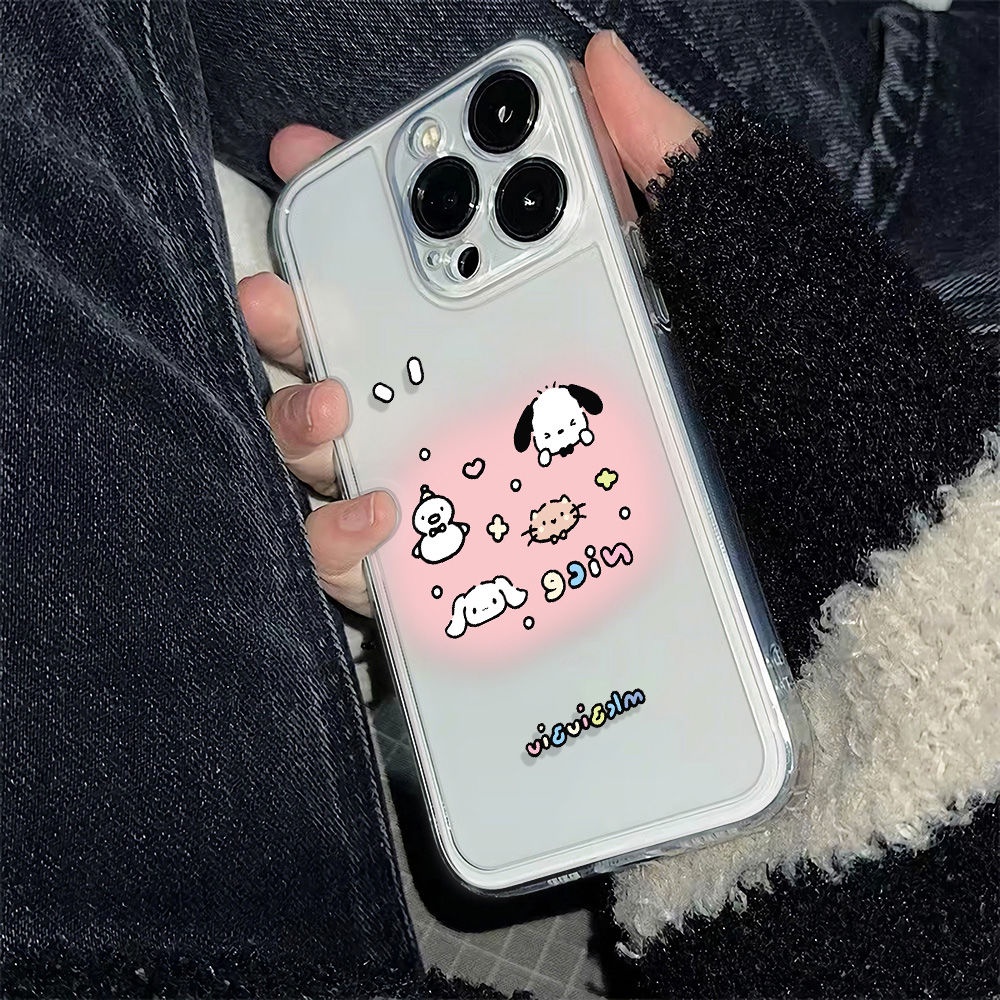 ✅Ốp Điện Thoại Mềm Chống Sốc Hình Cún Pacha 78 Cho Iphone 13max 11Plus 6 12 14pro
