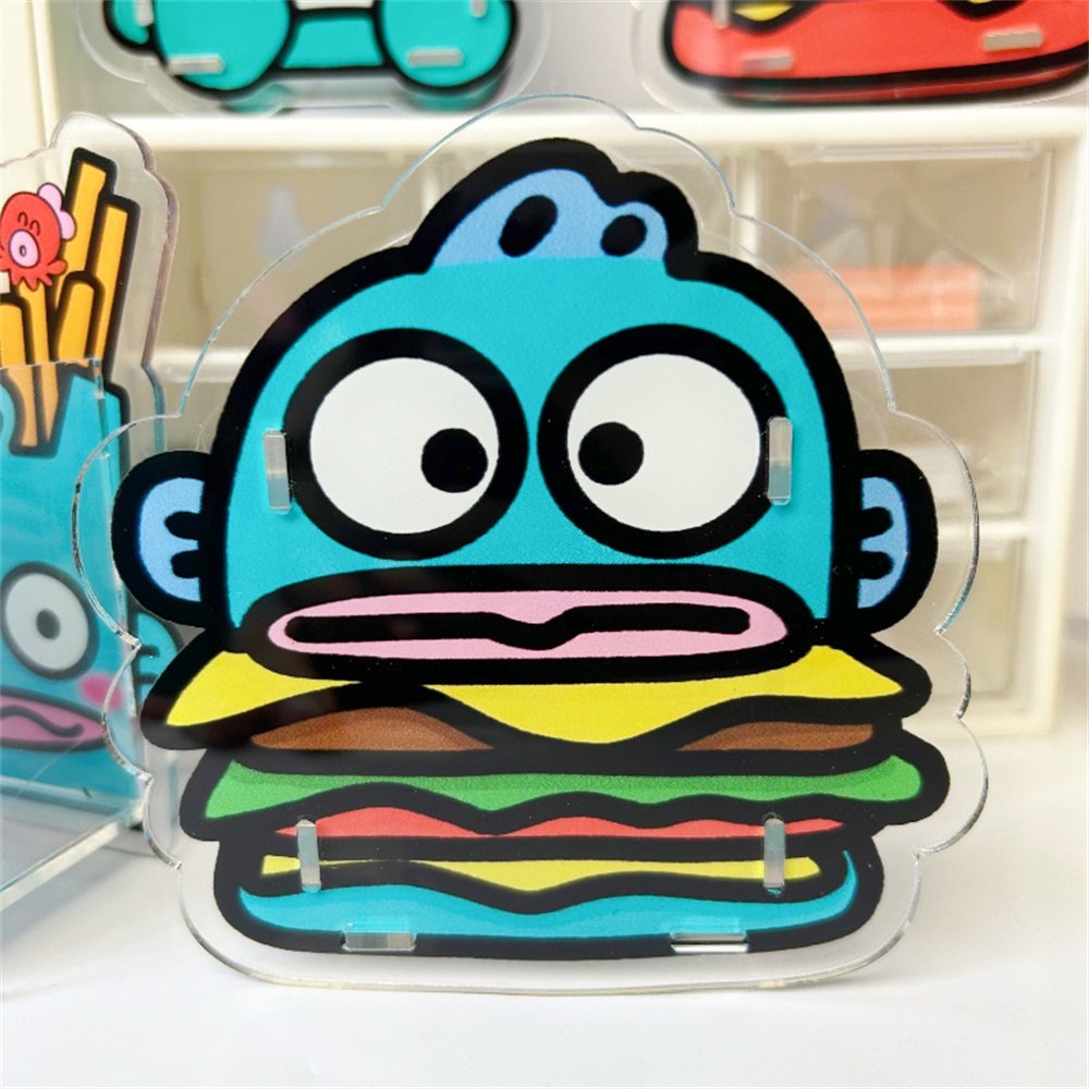 Hộp Đựng Bút / Cọ Trang Điểm Bằng Acrylic Hình Cá Hề Sanrio Dễ Thương Sáng Tạo