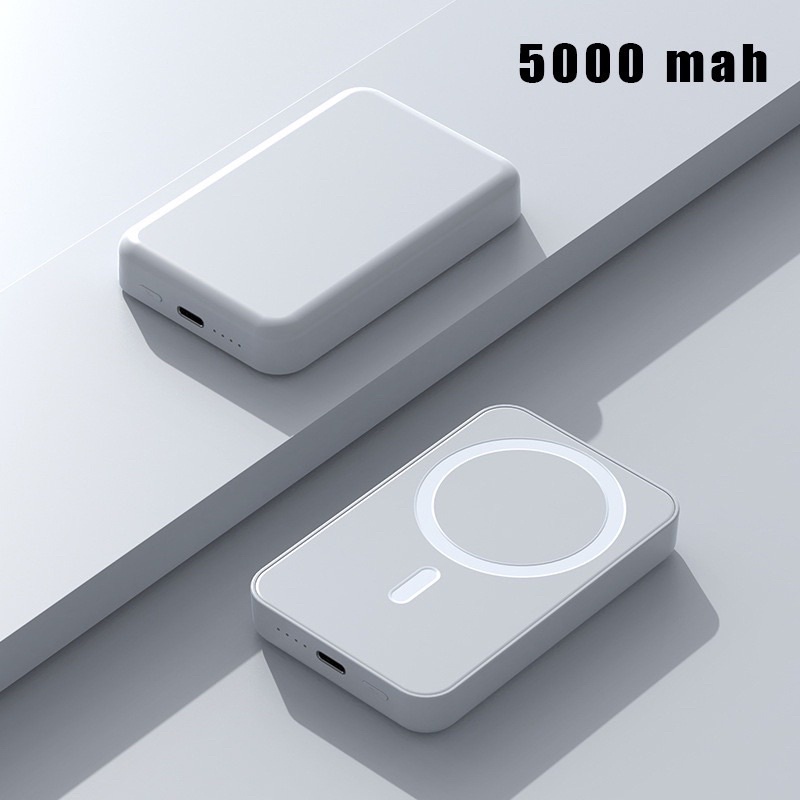 Sạc dự phòng không dây sạc nhanh pin 5000/10000 mah mini nhỏ gọn cao cấp hỗ trợ cho iphone/android
